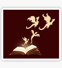 Book Dragons Sticker