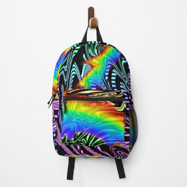 Item preview, Póster Optical Art Rainbow 1 (degradado) Trippy designed and sold by Discordant Dreams Art.
