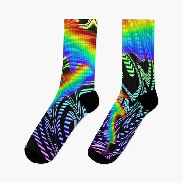 Item preview, Póster Optical Art Rainbow 1 (degradado) Trippy designed and sold by Discordant Dreams Art.