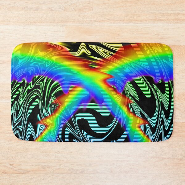 Item preview, Optical Art Rainbow 1 (Gradient) Trippy Poster designed and sold by Discordant Dreams Art.