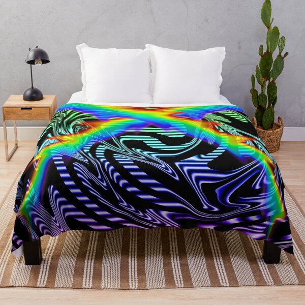 Item preview, Póster Optical Art Rainbow 1 (degradado) Trippy designed and sold by Discordant Dreams Art.