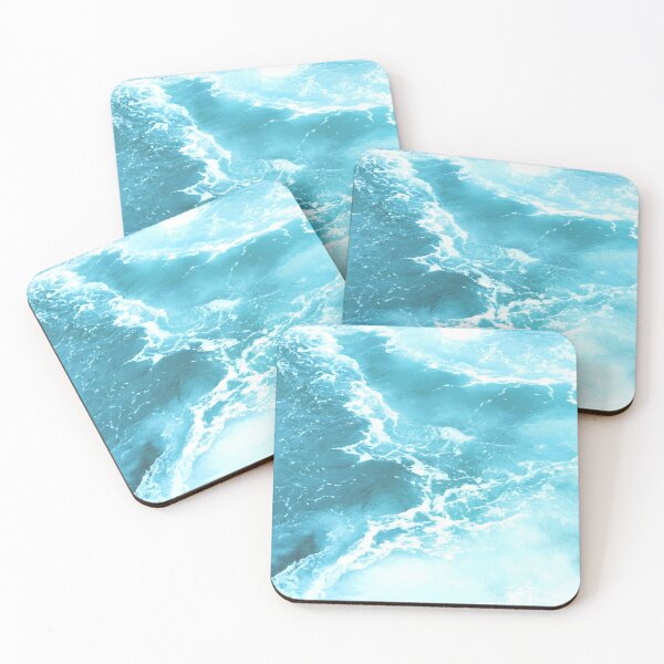 Item preview, Coconut Girl Aesthetic Bright Blue Ocean College Dorm designed and sold by GhostLonging.