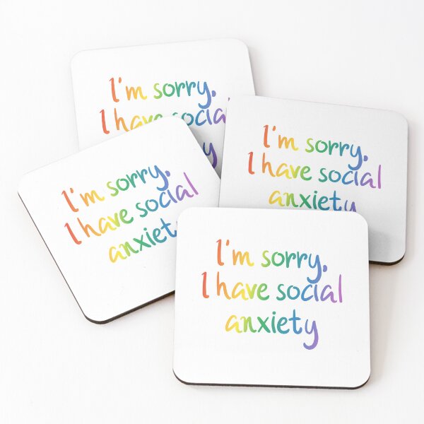 Item preview, I'm sorry, I have social anxiety designed and sold by nerdspride.
