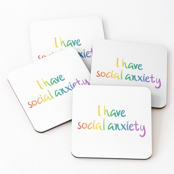 Item preview, I have social anxiety designed and sold by nerdspride.