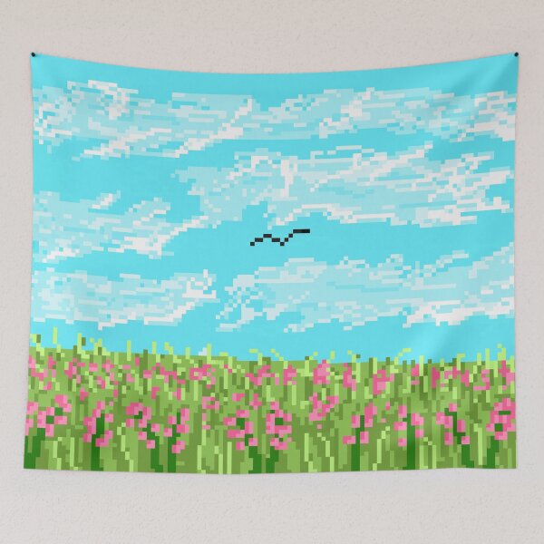 Item preview, Pixel Meadow designed and sold by DoodleCreate.
