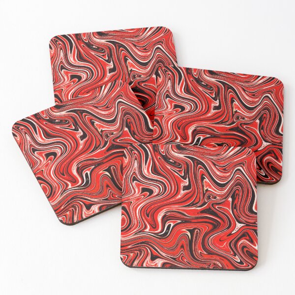 Item preview, Retro Red Marble designed and sold by Flydea.