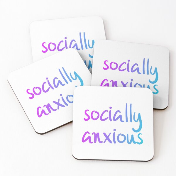 Item preview, socially anxious - bi designed and sold by nerdspride.
