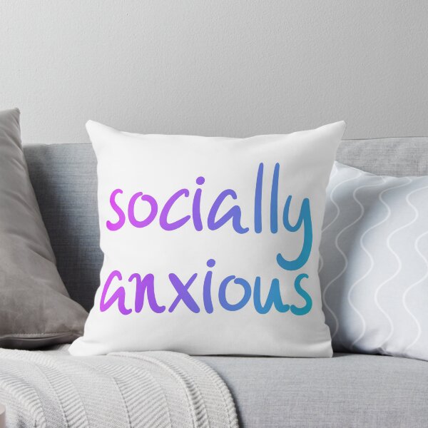 Item preview, socially anxious - bi designed and sold by nerdspride.