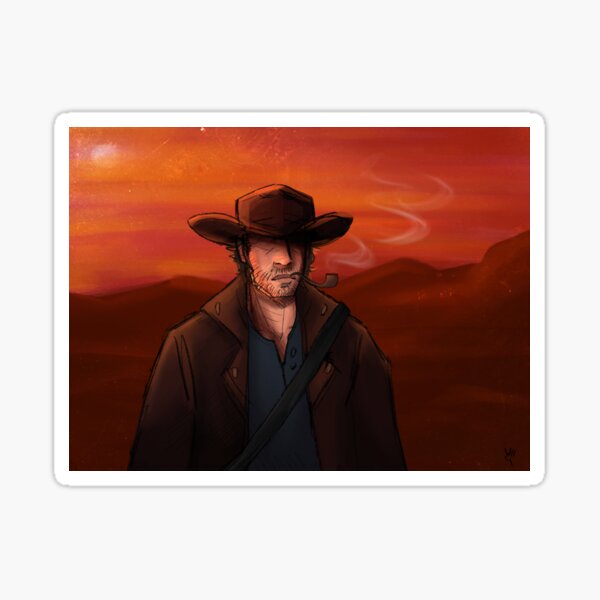 Louis Davis x The Wild West Sticker
