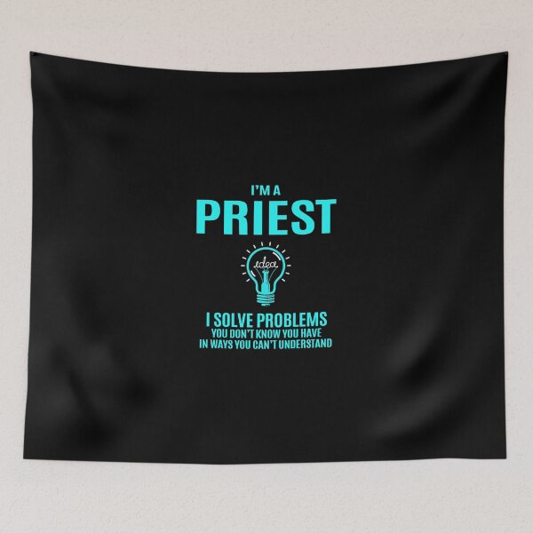 Item preview, Priest T Shirt - I Solve Problems Gift Item Tee designed and sold by learkemili.