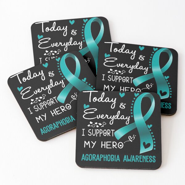 Item preview, Today And Everyday I Support My Hero Agoraphobia Awareness Warrior Gifts designed and sold by hvoid41.