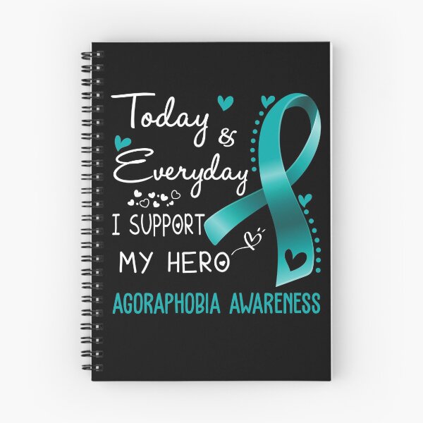 Item preview, Today And Everyday I Support My Hero Agoraphobia Awareness Warrior Gifts designed and sold by hvoid41.