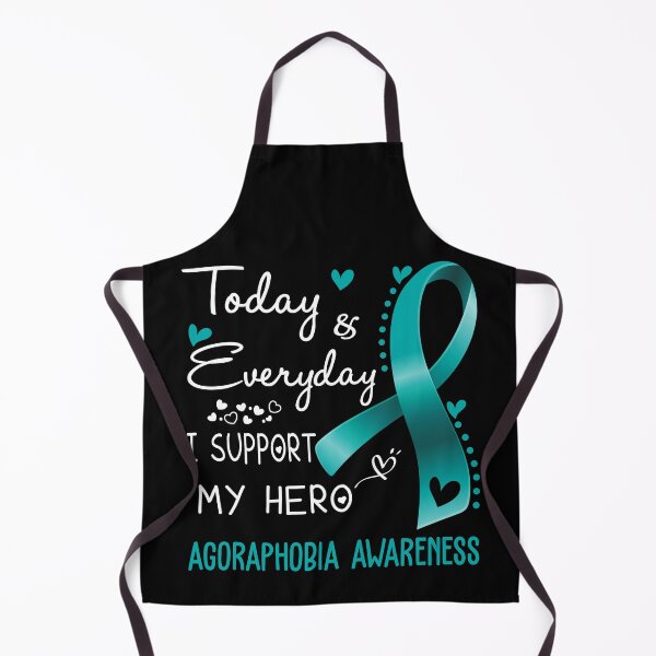 Item preview, Today And Everyday I Support My Hero Agoraphobia Awareness Warrior Gifts designed and sold by hvoid41.