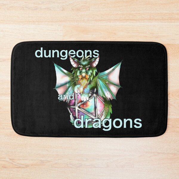 Item preview, Dnd dragon DM with a D20 dice designed and sold by CuisineCat.