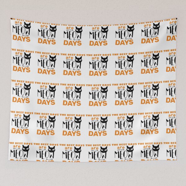 Item preview, The Best Days are MEOW Days Cat Lovers designed and sold by JapanBubble.