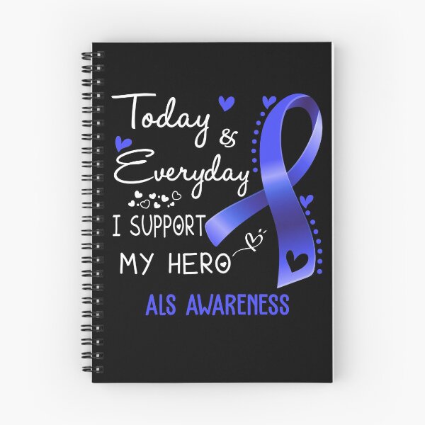 Item preview, Today And Everyday I Support My Hero ALS Awareness Warrior Gifts designed and sold by hvoid41.