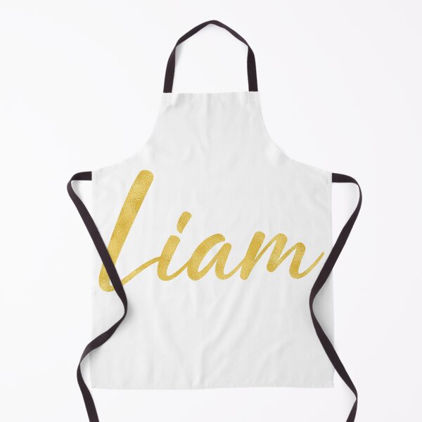 Item preview, Liam Metallic Gold Name designed and sold by Amy Olsen.