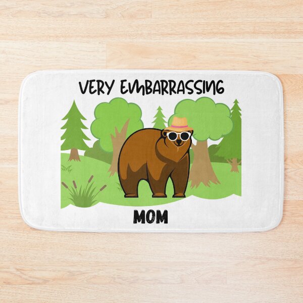 Item preview, Very Embarrassing mom design / bear with sunglasses  designed and sold by MeerkatTeeCo.