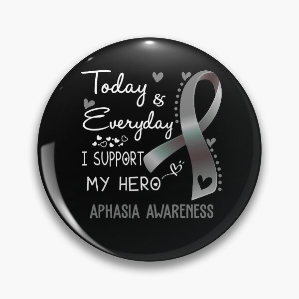 Item preview, Today And Everyday I Support My Hero Aphasia Awareness Warrior Gifts designed and sold by hvoid41.