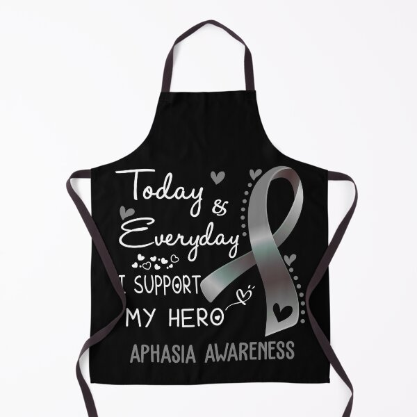 Item preview, Today And Everyday I Support My Hero Aphasia Awareness Warrior Gifts designed and sold by hvoid41.