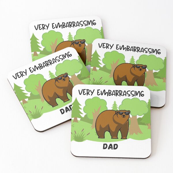 Item preview, Very Embarrassing Dad Design / Bear with Sunglasses  designed and sold by MeerkatTeeCo.