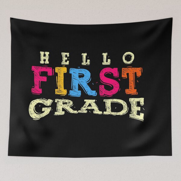 Item preview, Hello First Grade - back to school designed and sold by ildafdhome.
