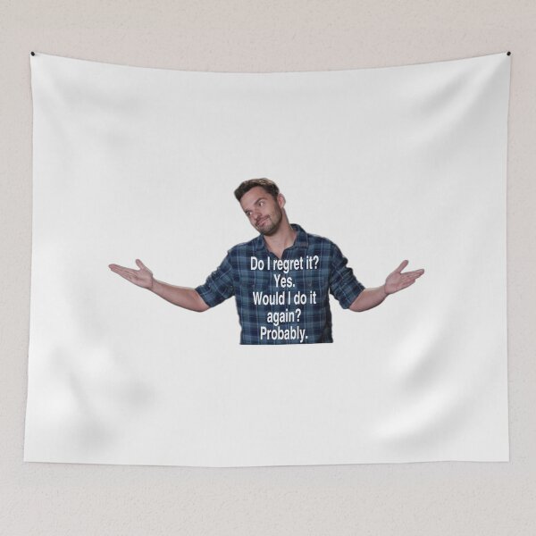 Item preview, One of Nick Miller’s classic quote  designed and sold by froggyleggs.