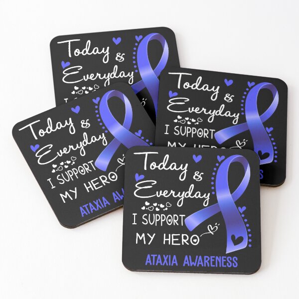 Item preview, Today And Everyday I Support My Hero Ataxia Awareness Warrior Gifts designed and sold by hvoid41.
