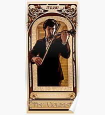 Art Nouveau Sherlock: The Violinist Poster