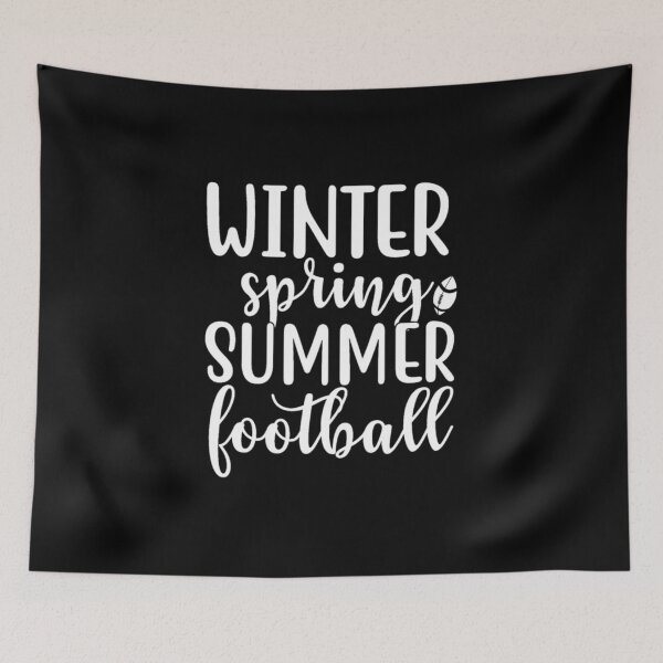Item preview, Winter spring summer football designed and sold by pnkpopcorn.