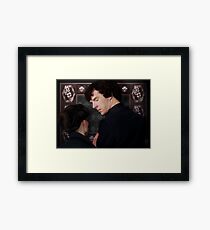 You flirted with Sherlock Holmes? Framed Print