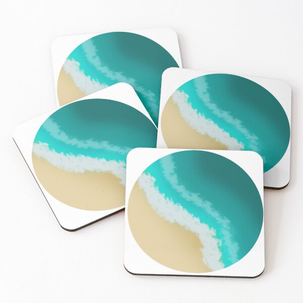 Item preview, Beach in a circle designed and sold by Sexc-Stickers.