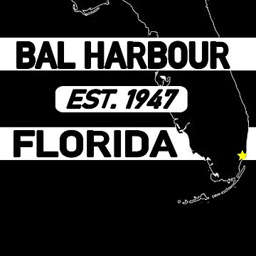 Artwork thumbnail, BAL HARBOUR, FLORIDA EST. 1947 by Mbranco