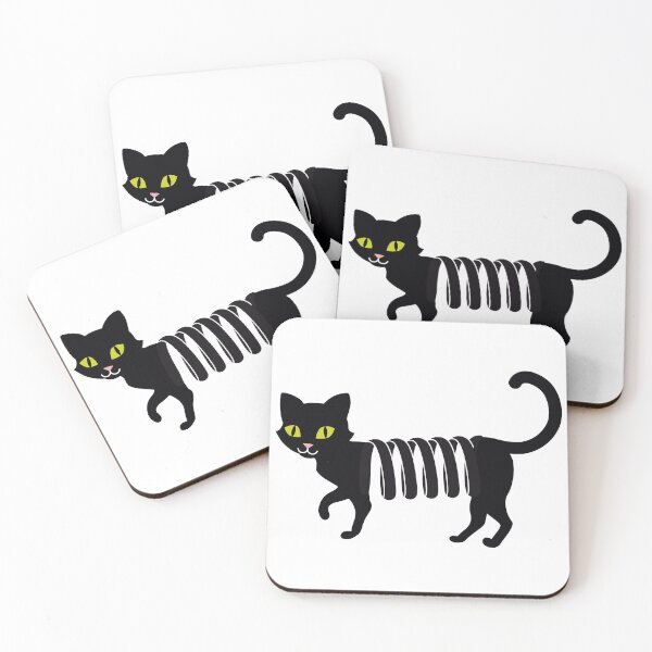 Item preview, Black Slinky Cat designed and sold by Rosie Loethen.