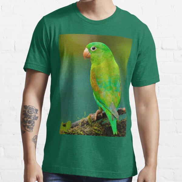 Parrot green t sales shirt