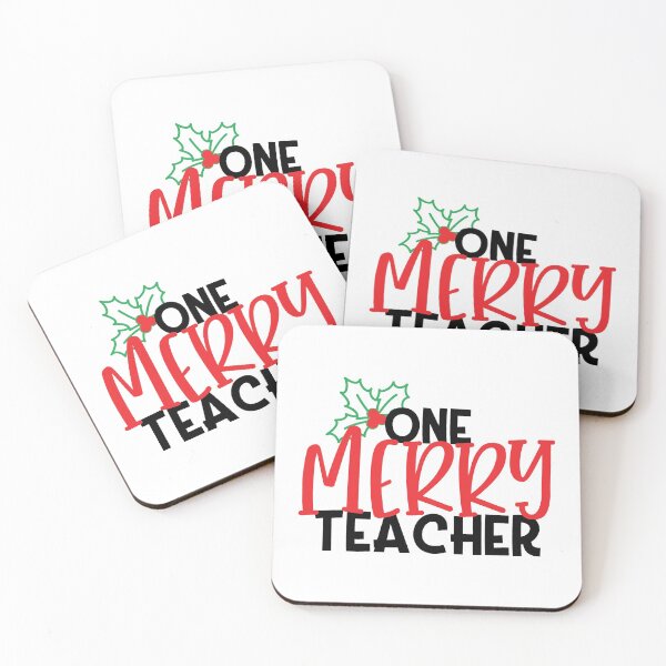 Item preview, One Merry Teacher designed and sold by OrnamentallyYou.