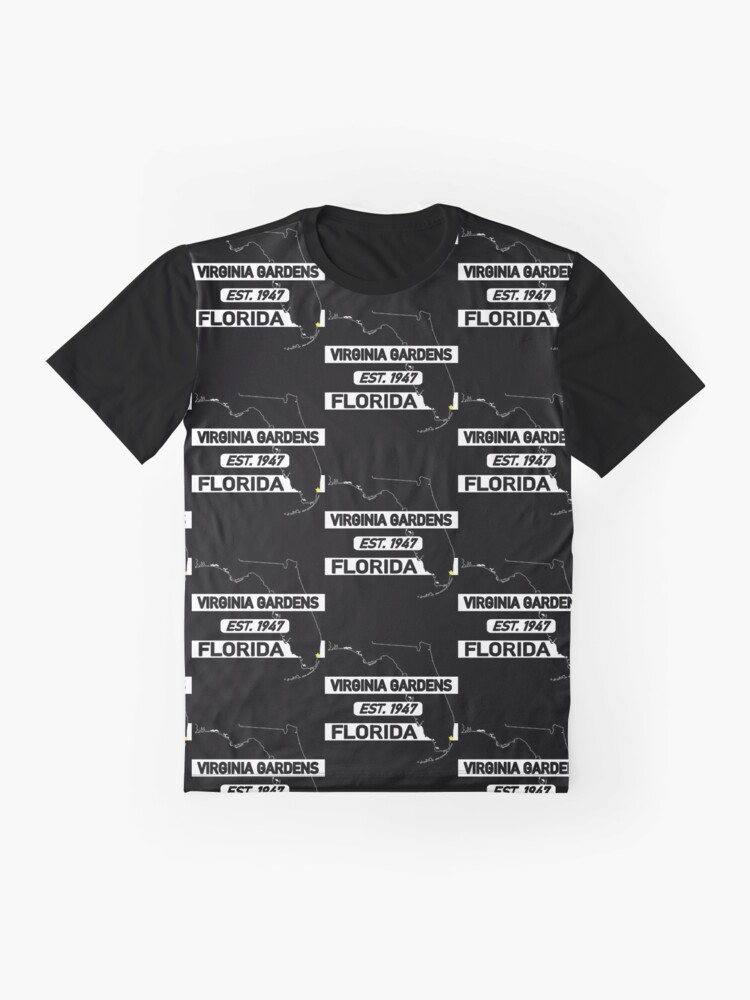 Thumbnail 4 of 5, Graphic T-Shirt, VIRGINIA GARDENS, FLORIDA EST. 1947 designed and sold by Mbranco.