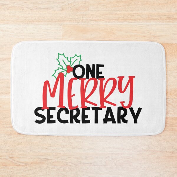 Item preview, One Merry Secretary designed and sold by OrnamentallyYou.