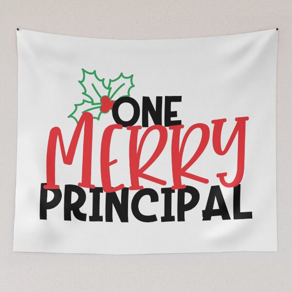 Item preview, One Merry Principal designed and sold by OrnamentallyYou.