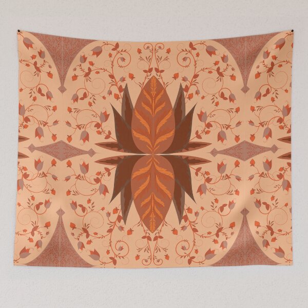 Item preview, Orange and Brown Flowers designed and sold by MissBennett.