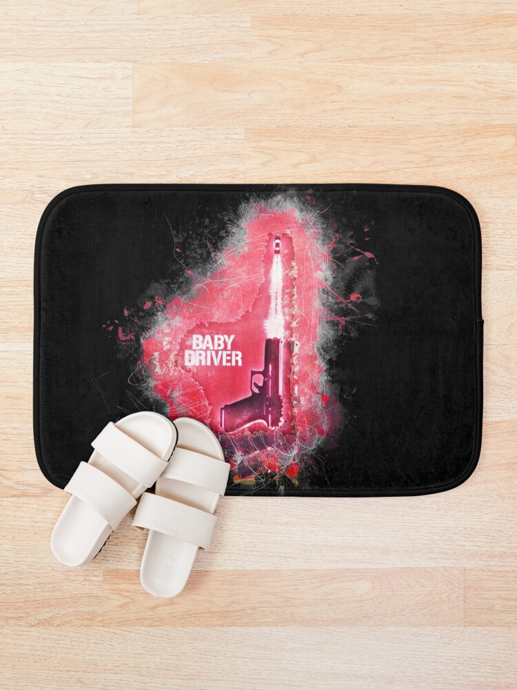 Thumbnail 1 of 6, Bath Mat, Baby Driver Smokey designed and sold by Ratch2929.