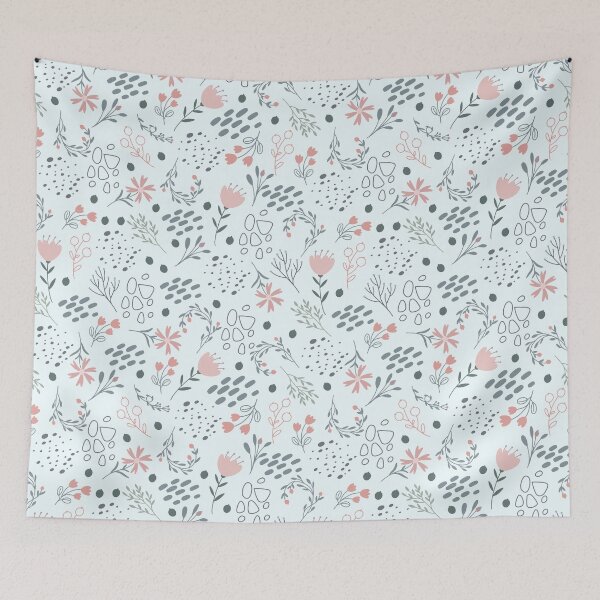 Item preview, Floral Pattern Gentle Pastel Colors designed and sold by Peekonet.