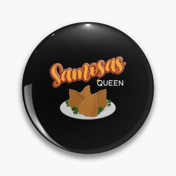 Item preview, Funny Indian Food Lover Samosas Queen print designed and sold by jakehughes2015.