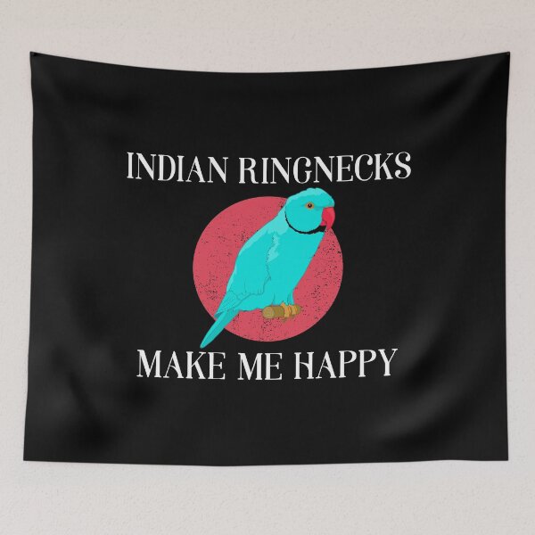 Item preview, Happy Parrot Lover Indian Ringneck print designed and sold by jakehughes2015.