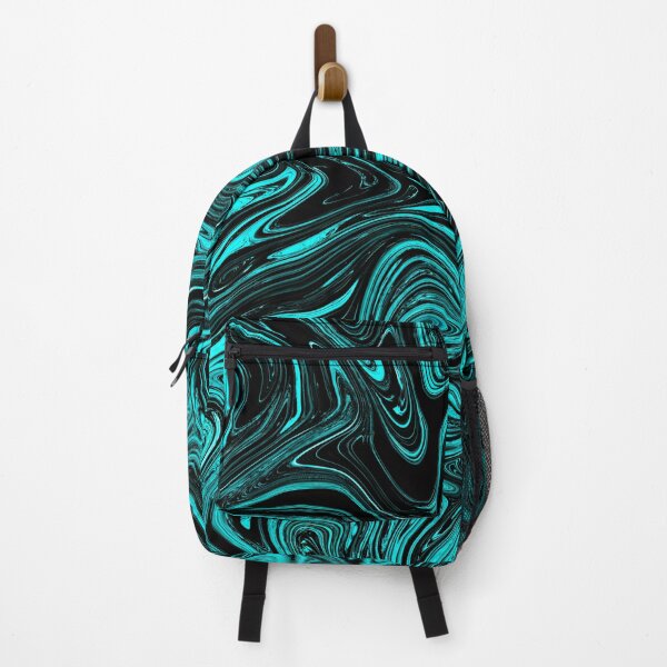 Item preview, Turquoise & Black Fluid Marble designed and sold by Flydea.