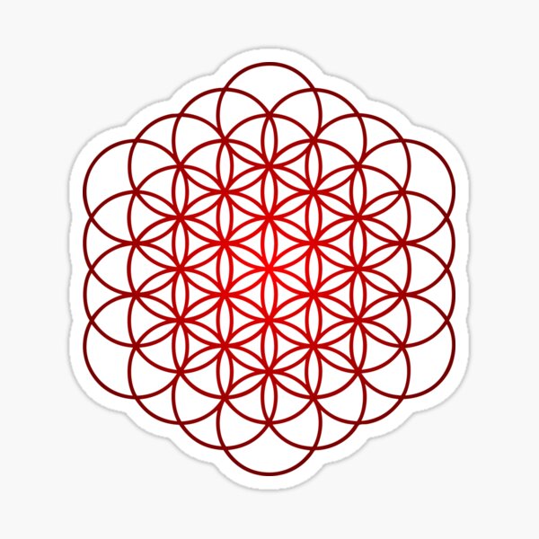 Flower of Life Sacred Geometry Sticker