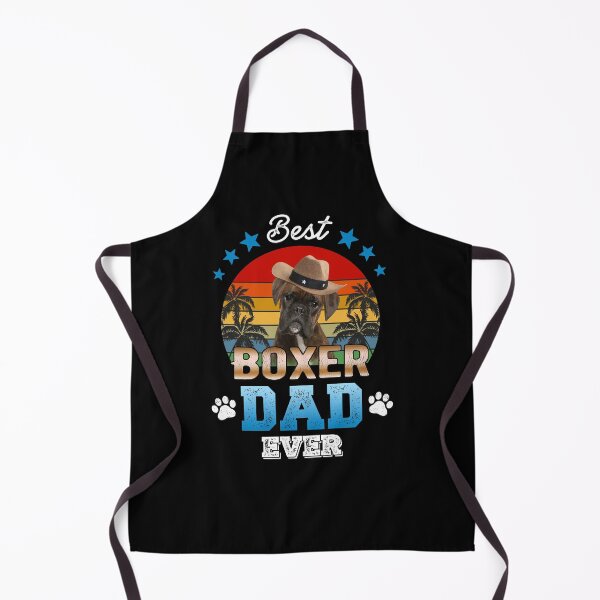 Item preview, Best Boxer Dad Ever Retro Sunset Dogs Funny T-shirt Dogs Men Women's Shirt designed and sold by Sam Carson.