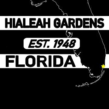 Artwork thumbnail, HIALEAH GARDENS, FLORIDA EST. 1948 by Mbranco
