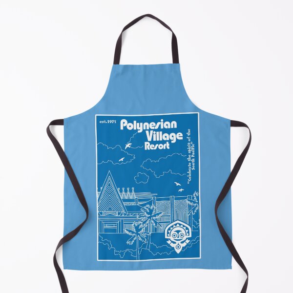 Item preview, Polynesian Resort Blueprint designed and sold by Cammi Friederichs.