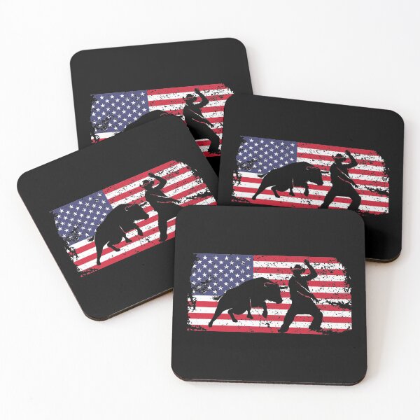 Item preview, Patriotic Bullfighter Us Flag Rodeo Clown design designed and sold by jakehughes2015.